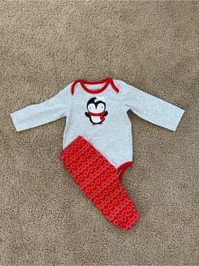 First Impressions Penguin Bodysuit and Pants